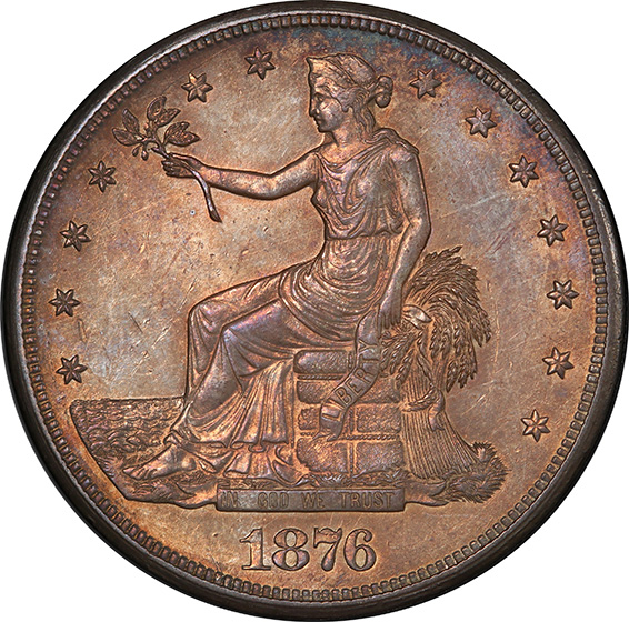 Picture of 1876-CC TRADE T$1 MS63 