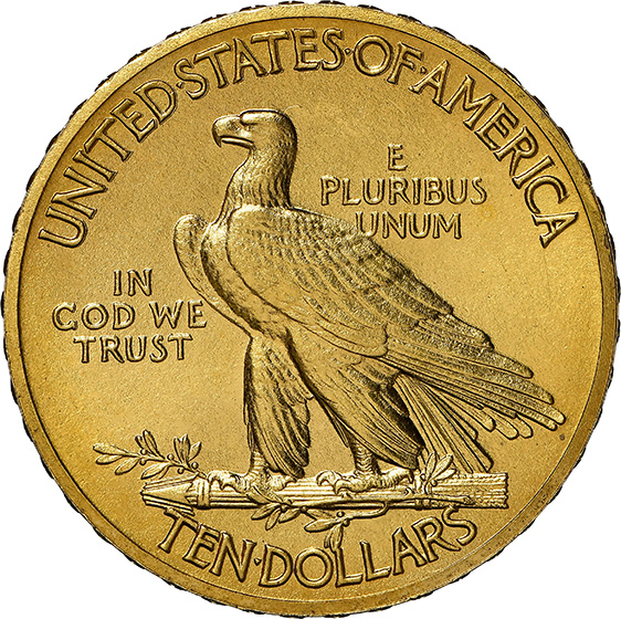 Picture of 1909 INDIAN $10 PR66+ 