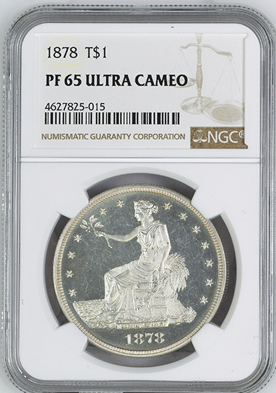 Picture of 1878 TRADE T$1 PR65 Deep Cameo