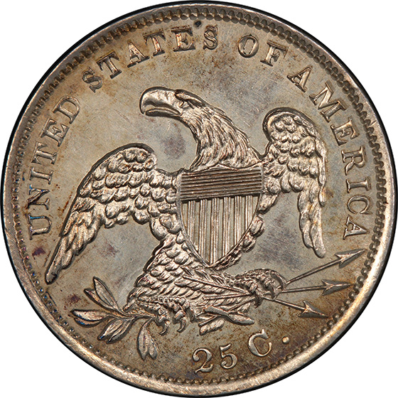 Picture of 1831 CAPPED BUST 25C, LARGE LETTERS PR64 