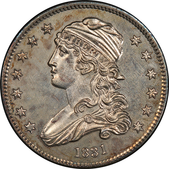Picture of 1831 CAPPED BUST 25C, LARGE LETTERS PR64 