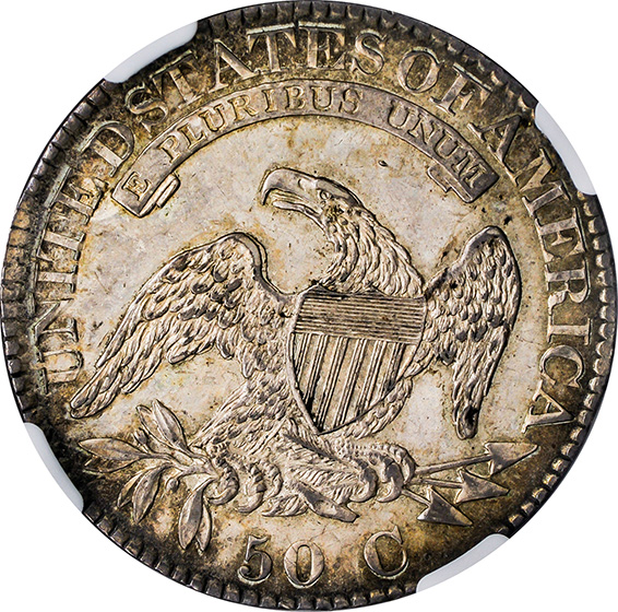 Picture of 1824/4 CAPPED BUST 50C MS65 
