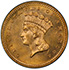 Picture of 1870-S GOLD G$1, TYPE 3 MS65 