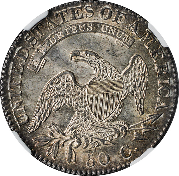 Picture of 1821 CAPPED BUST 50C MS65 