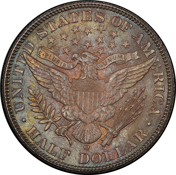 Picture of 1903-O BARBER 50C MS66+ 