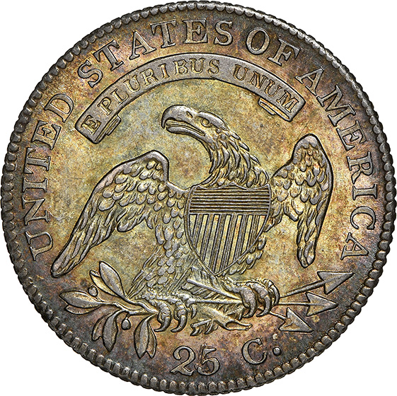 Picture of 1819 CAPPED BUST 25C, SMALL 9 MS64 
