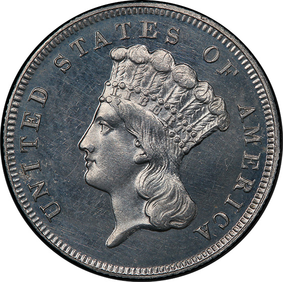 Picture of 1868 $3 J-655 PR64 