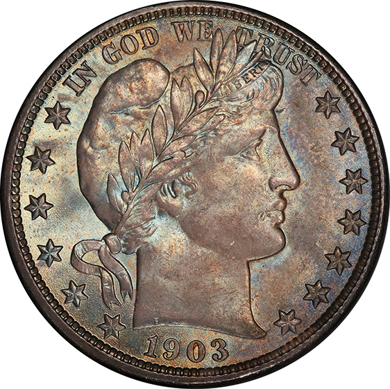 1903-O BARBER 50C