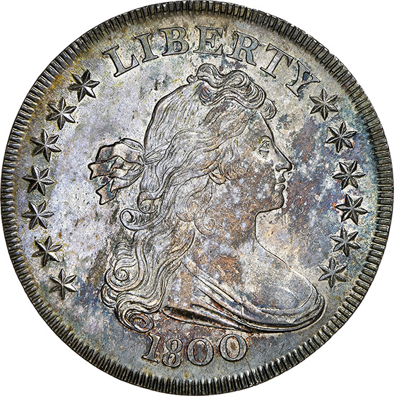 Picture of 1800 DRAPED BUST $1 MS66 