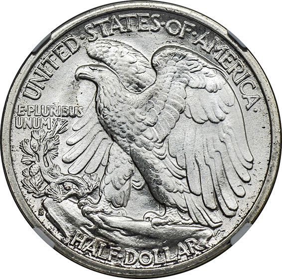 Picture of 1936-S WALKING LIBERTY 50C MS67 