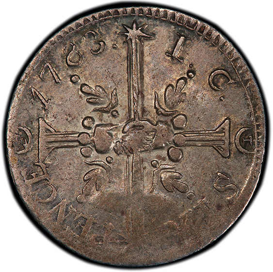 Picture of 1783 CHALMERS, LARGE DATE 6PENCE XF40 