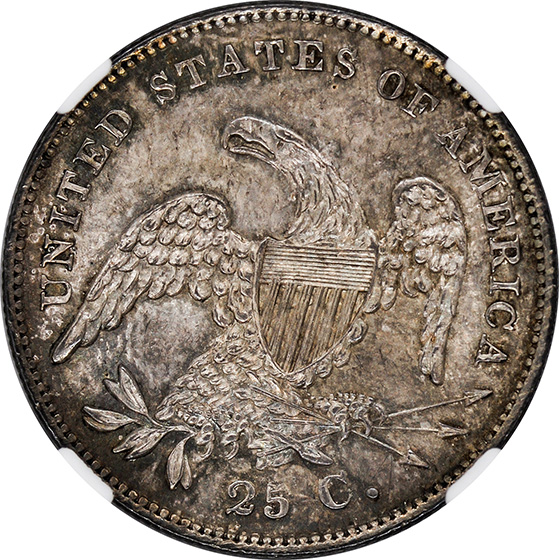 Picture of 1832 CAPPED BUST 25C MS65 