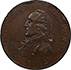 Picture of 1792 WASH GETZ, SM EAGLE CENT MS61 Brown