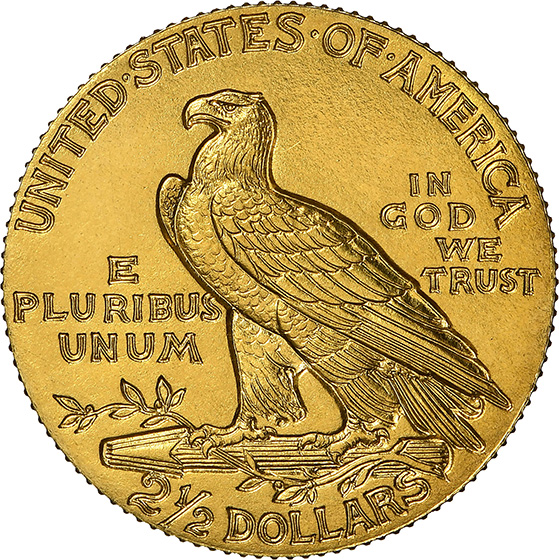 Picture of 1910 INDIAN $2.5 PR68 
