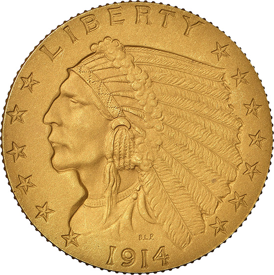 Picture of 1914 INDIAN $2.5 PR66 