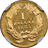 Picture of 1885 GOLD G$1, TYPE 3 PR67 Deep Cameo