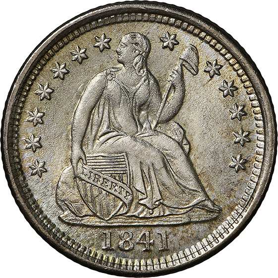 Picture of 1841-O LIBERTY SEATED H10C MS68 