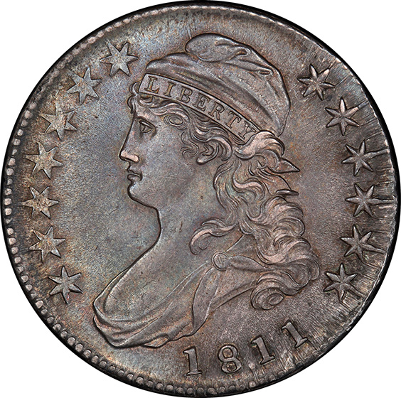 Picture of 1811/10 CAPPED BUST 50C MS64 