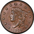 Picture of 1824/2 CORONET HEAD 1C MS63 Brown