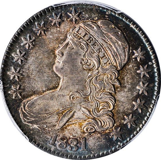Picture of 1831 CAPPED BUST 50C MS65+ 