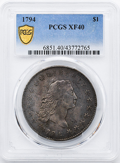 Picture of 1794 FLOWING HAIR $1 XF40 