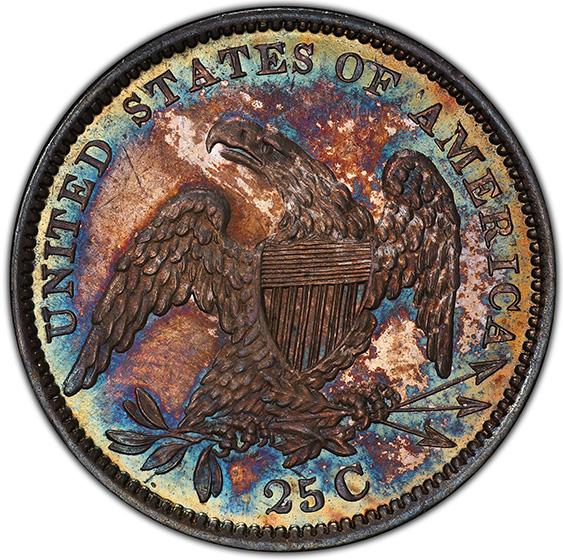 Picture of 1834 CAPPED BUST 25C MS65 