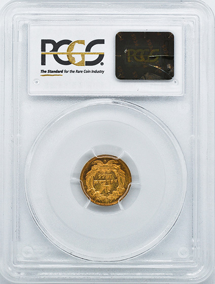 Picture of 1855-C GOLD G$1, TYPE 2 MS61 