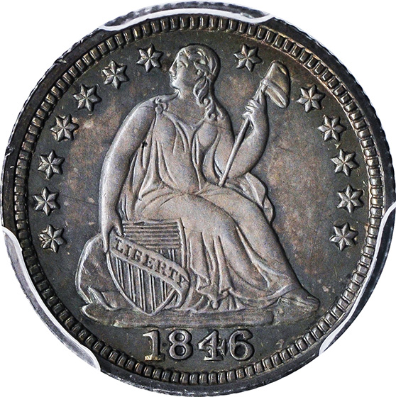 Picture of 1846 LIBERTY SEATED H10C PR66 