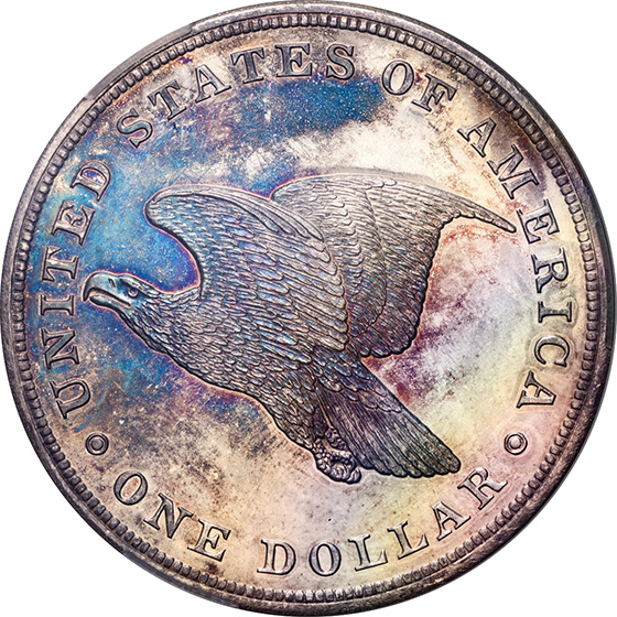 Picture of 1839 GOBRECHT S$1 J-105, RESTRIKE PR64+ 