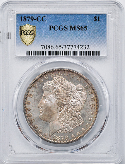 Picture of 1879-CC MORGAN S$1 MS65 