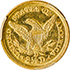 Picture of 1850-D LIBERTY HEAD $2.5 MS61 