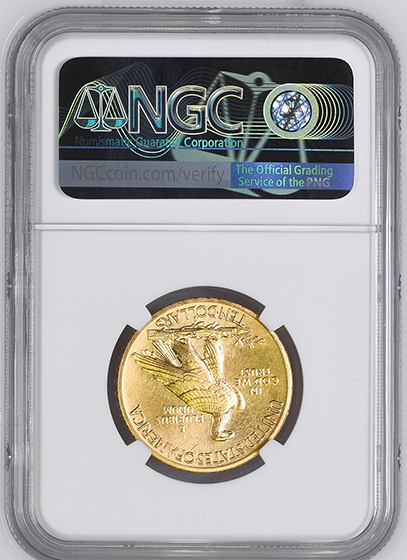 Picture of 1909 INDIAN $10 PR66+ 