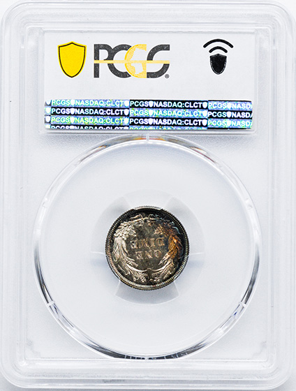 Picture of 1895 BARBER 10C PR67 Cameo