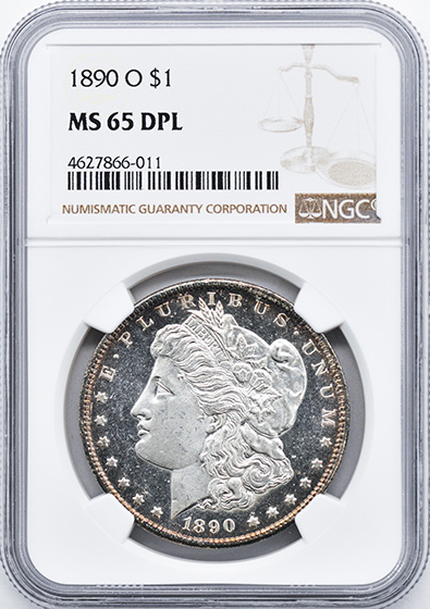 Picture of 1890-O MORGAN S$1 MS65 DMPL