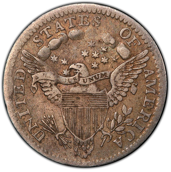 Picture of 1802 DRAPED BUST H10C AU50 