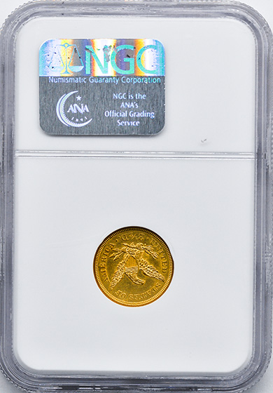 Picture of 1843 LIBERTY HEAD $2.5 MS64 