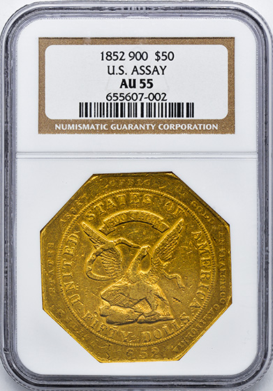 Picture of 1852 900 ASSAY $50 AU55 
