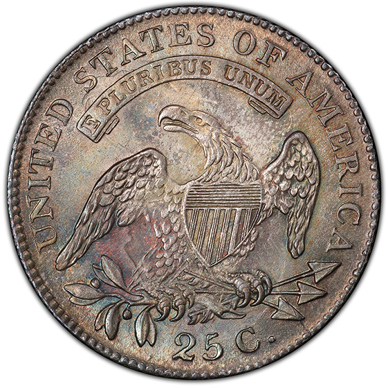 Picture of 1818/5 CAPPED BUST 25C MS65 