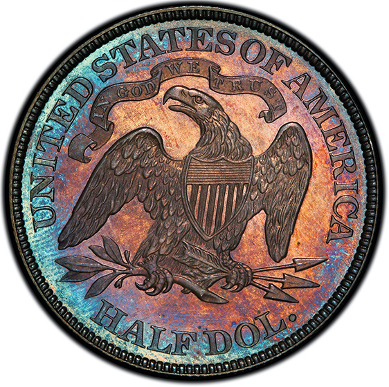 Picture of 1874 LIBERTY SEATED 50C, ARROWS PR66+ 