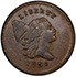 Picture of 1795 LIBERTY CAP 1/2, LE PUNCTUATED DATE MS61 Brown