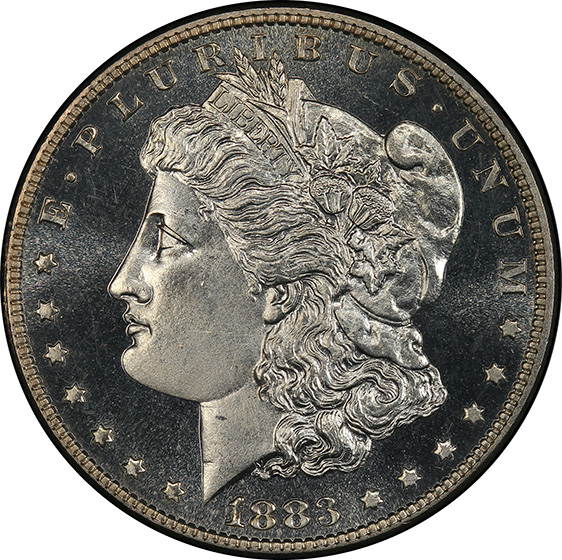 Picture of 1883 MORGAN S$1 PR66 Cameo