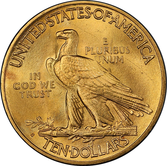 Picture of 1930-S INDIAN $10 MS65 