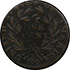 Picture of 1795 FLOWING HAIR LARGE 1C, JEFF, PLAIN EDGE VF20 Brown