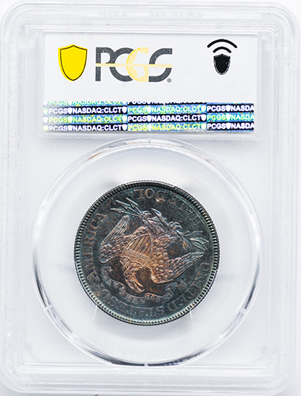 Picture of 1884 LIBERTY SEATED 50C, MOTTO MS67+ 