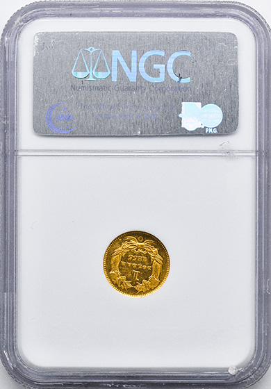 Picture of 1855-O GOLD G$1, TYPE 2 MS62 