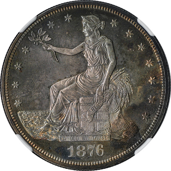 Picture of 1876 TRADE T$1 MS66 