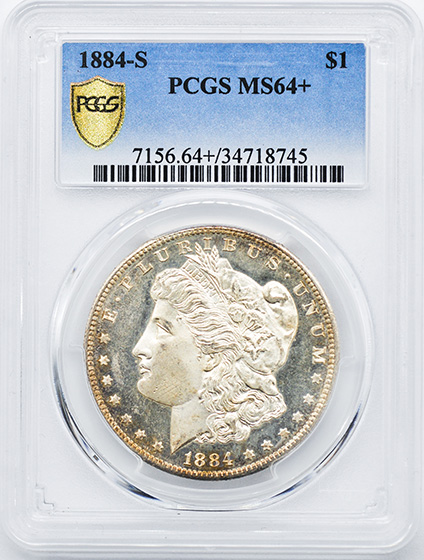 Picture of 1884-S MORGAN S$1 MS64+ 