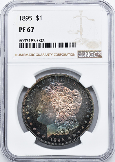 Picture of 1895 MORGAN S$1 PR67 