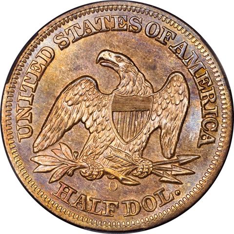 Picture of 1851-O LIBERTY SEATED 50C, NO MOTTO MS66+ 