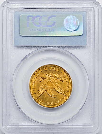 Picture of 1855 LIBERTY HEAD $10 MS62 